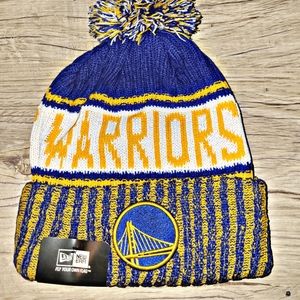 GS Warriors Winter Pom Knit Beanie